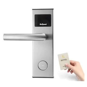 NX HL10 Hotel door Lock, Key Card BLE hotel room door lock TTLock mobile app hotel management software