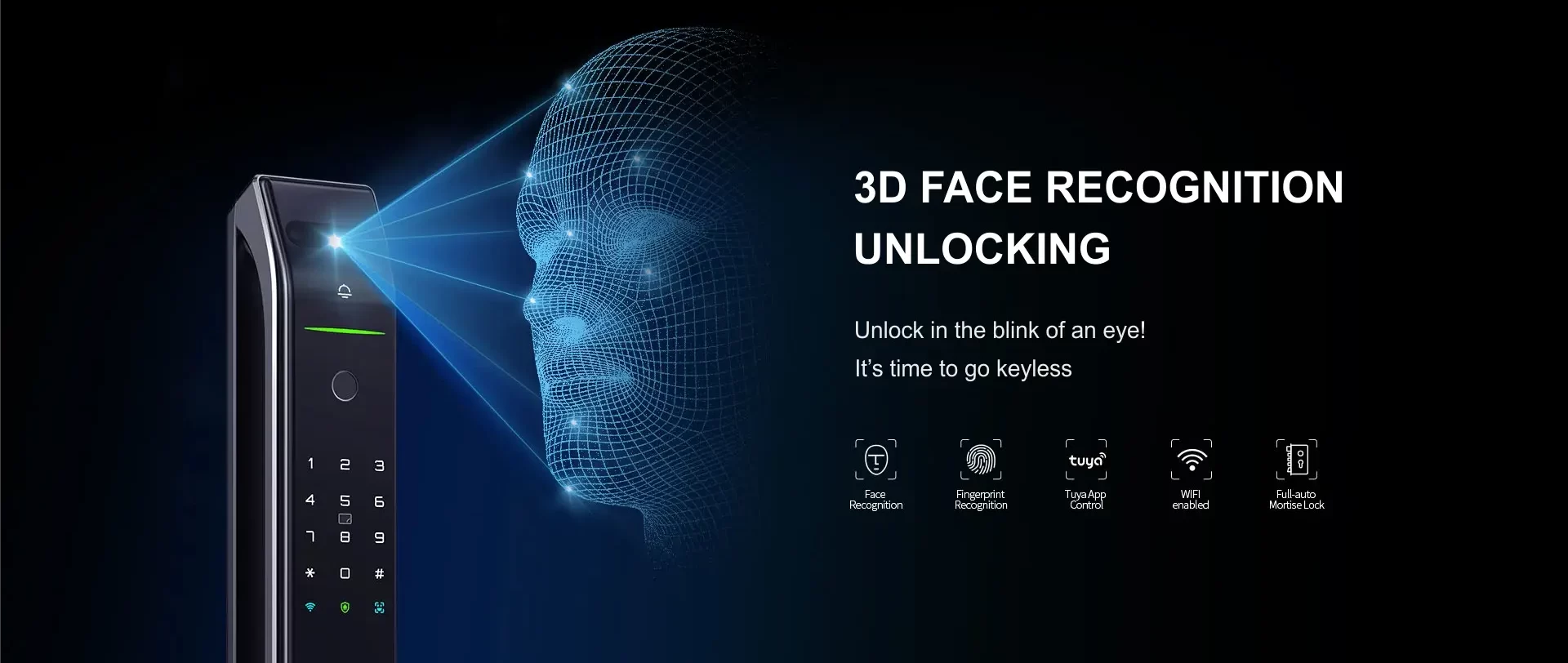 face recognition digital door lock